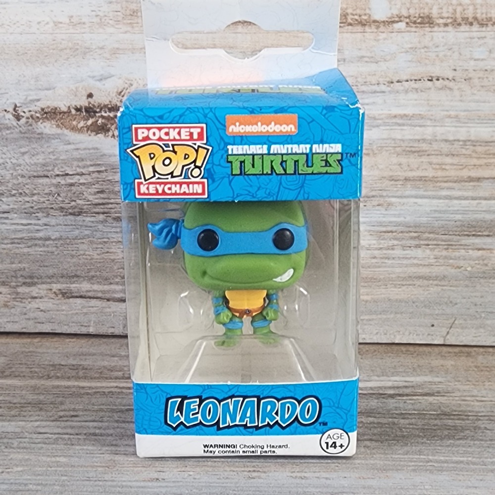 Funko Pocket Pop Keychain TMNT Teenage Mutant Ninja Turtles Leonardo Figure